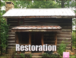 Historic Log Cabin Restoration  Bowerston, Ohio